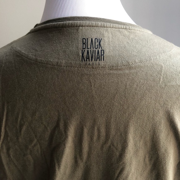 Black Caviar mud green t shirt size large - Picture 7 of 8